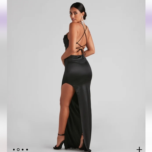 Luna Formal High Slit Dress - Picture 3 of 7